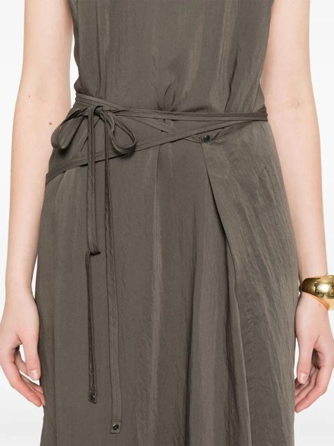 LEMAIRE Apron midi dress - Grey