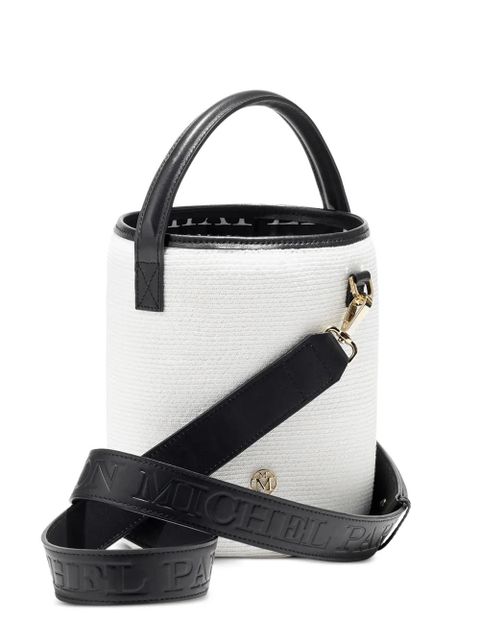 Maison Michel Sharon hemp bucket bag - White - zdjęcie produktu nr 1