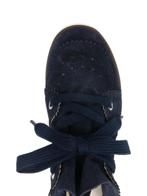 ISABEL MARANT Bobby lace-up sneakers - Blue