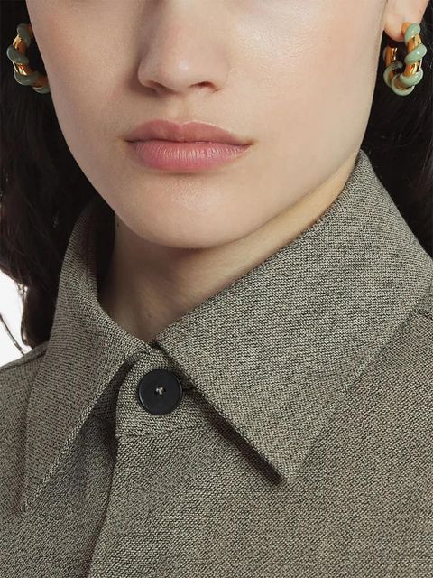 Lanvin twist hoop earrings - Gold - zdjęcie produktu nr 2