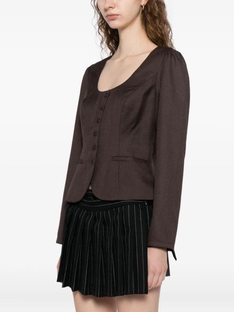 Reformation PRIMA jacket - Brown - zdjęcie produktu nr 2