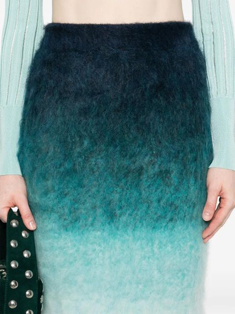 Casablanca gradient skirt - Blue