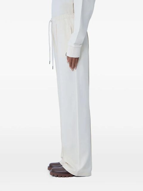 Moncler logo-patch drawstrings trousers - Neutrals