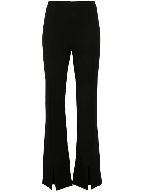 Maje split-detailed flared trousers - Black - zdjęcie produktu nr 1