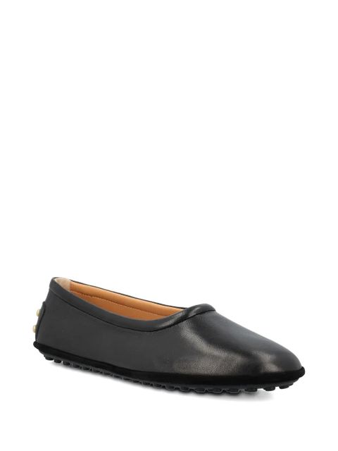 Tod's studded-detail ballet flats - Black - zdjęcie produktu nr 2