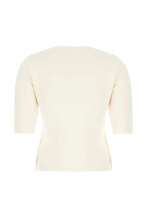Max Mara embossed T-shirt - Neutrals - zdjęcie produktu nr 2
