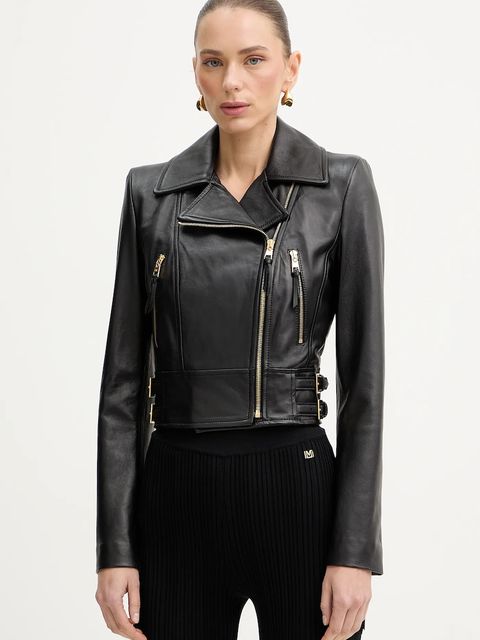 Elisabetta Franchi ramoneska skórzana - zdjęcie produktu nr 1