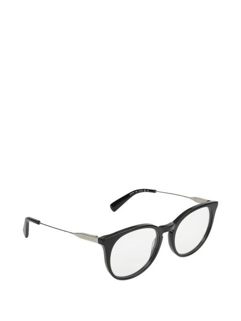 Longchamp oval-frame glasses - Black