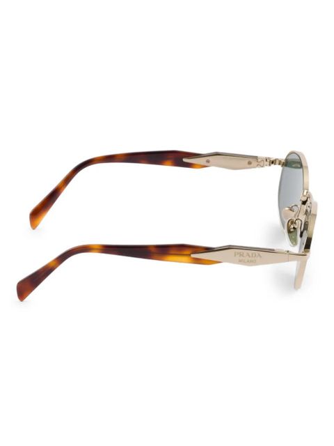 Prada Eyewear oval-frame sunglasses - Gold