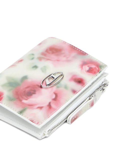 Diesel floral-print zip-fastening wallet - White - zdjęcie produktu nr 2