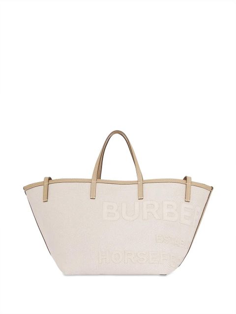 Burberry mini Horseferry tote bag - Neutrals