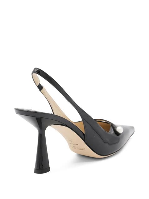 Jimmy Choo 85MM slingback pearl pumps - Black - zdjęcie produktu nr 2