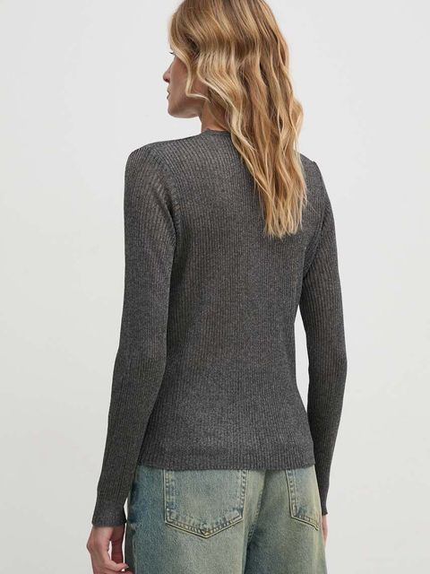 Sisley sweter damski kolor szary lekki 1034M500L