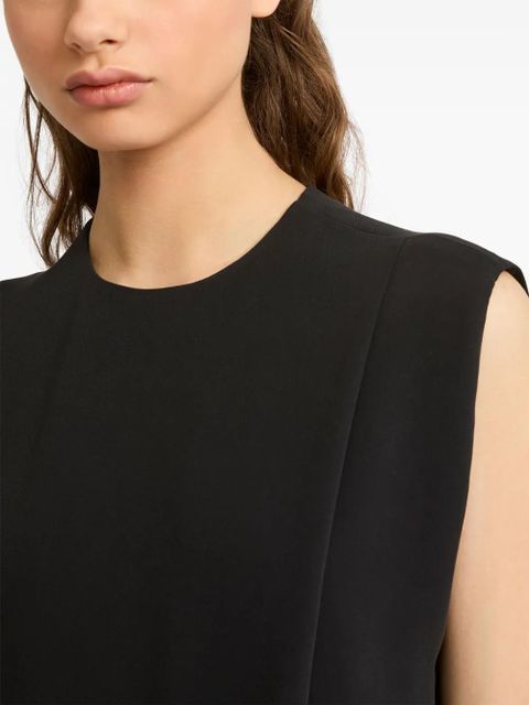 Yves Salomon maxi silk dress - Black