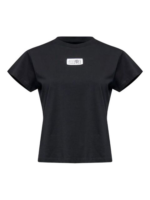 MM6 Maison Margiela crew-neck T-shirt - Black - zdjęcie produktu nr 1