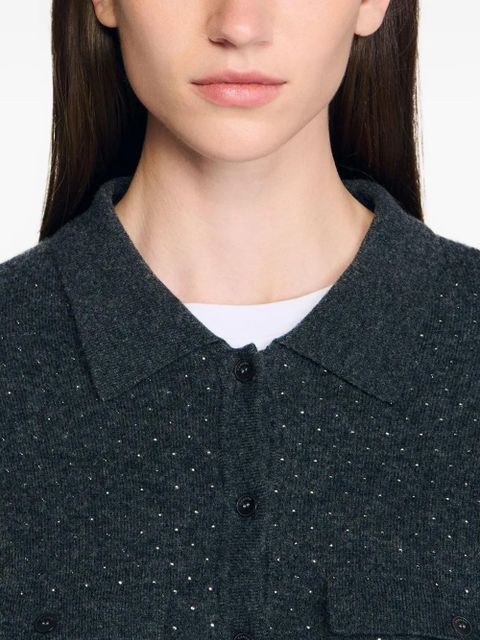 SANDRO button cardigan - Grey