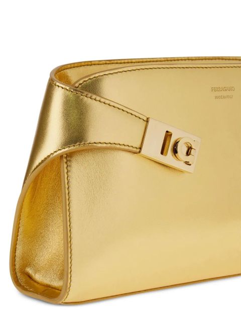 Ferragamo mini Hug cross body bag - Gold