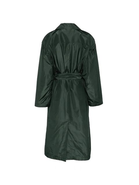 Saint Laurent tie-belt trench coat - Green - zdjęcie produktu nr 2