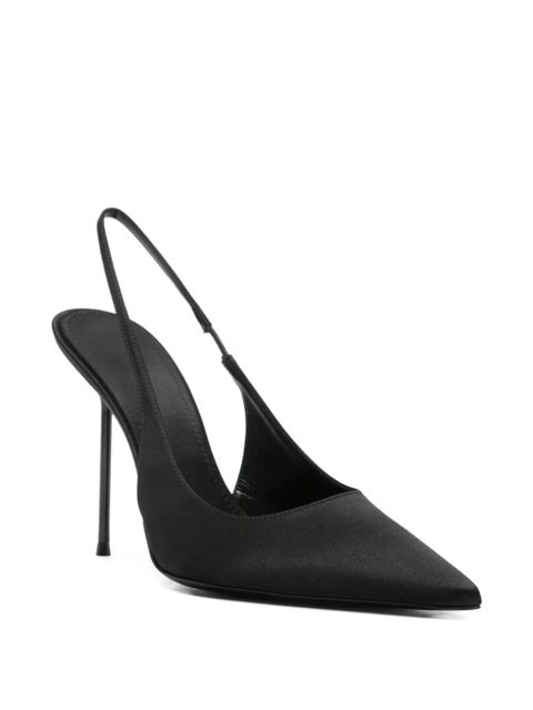Paris Texas 105mm Lidia slingback pumps - Black