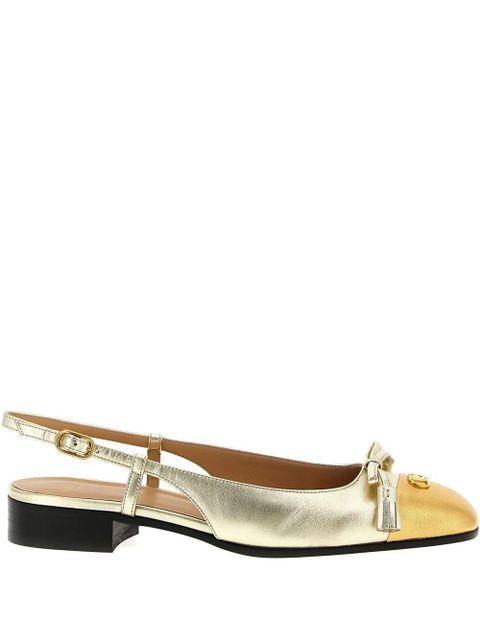 Valentino Garavani Valet Du Ro bow slingback - Gold - zdjęcie produktu nr 2