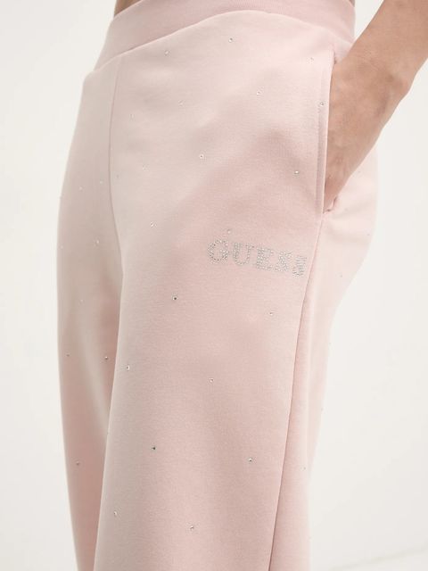 Guess spodnie dresowe RHINESTONES