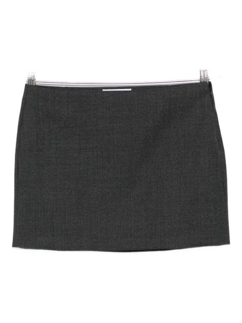 Givenchy straight wool mini skirt - Grey