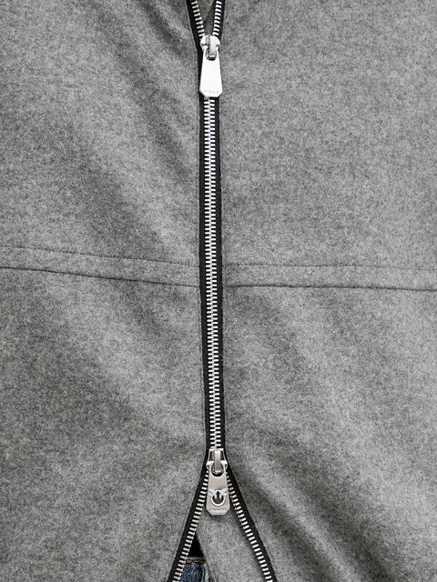 Pinko kurtka z dodatkiem wełny kolor szary przejściowa 106046 A2ZU