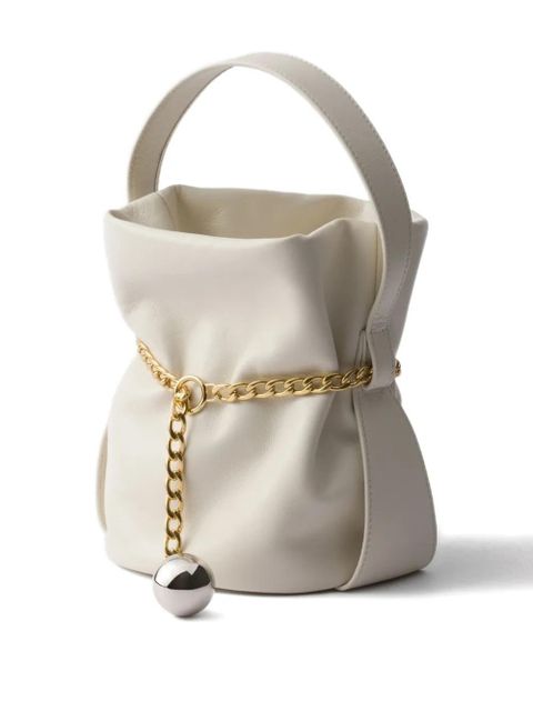 Prada mini Petit Sac Noir bucket bag - White - zdjęcie produktu nr 2