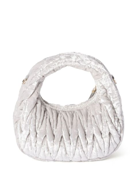 Miu Miu Wander velvet mini bag - Grey