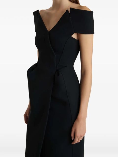 KHAITE Gene dress - Black