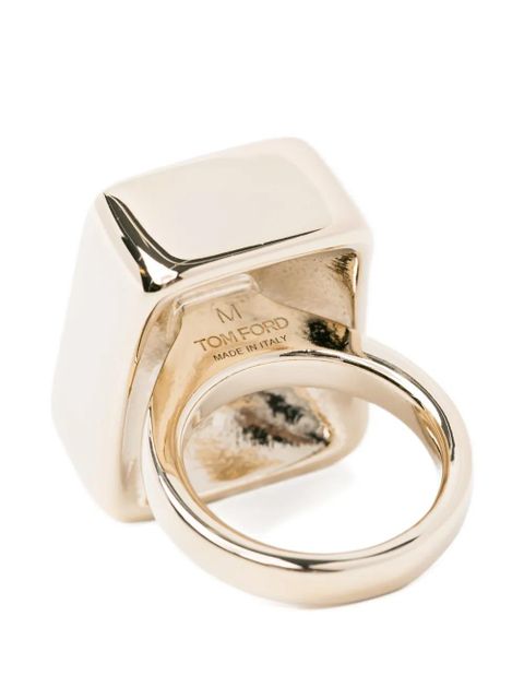 TOM FORD geometric shape ring - Gold