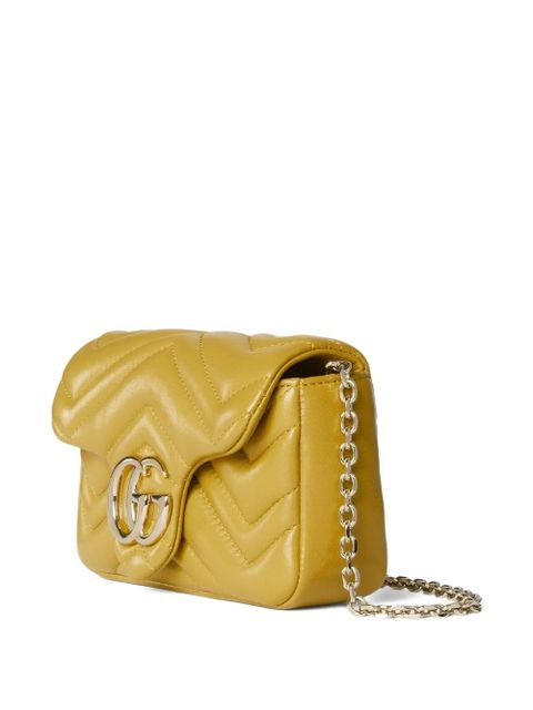 Gucci mini GG Marmont shoulder bag - Yellow