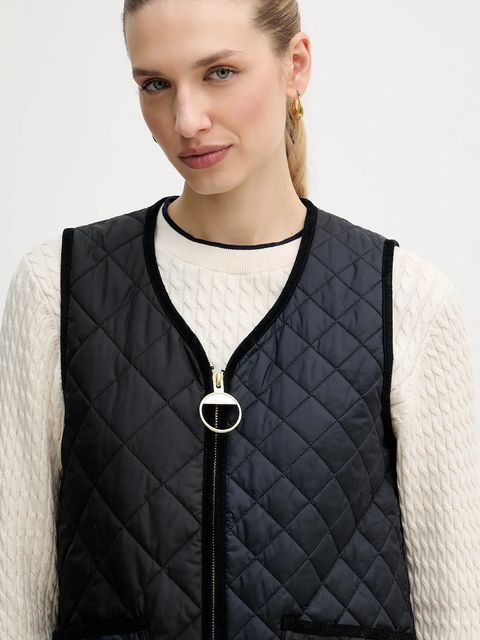 Barbour bezrękawnik Heslerton kolor granatowy przejściowy LGI0215