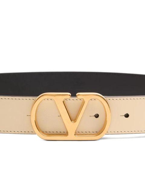 Valentino Garavani 30mm VLogo Signature belt - Neutrals