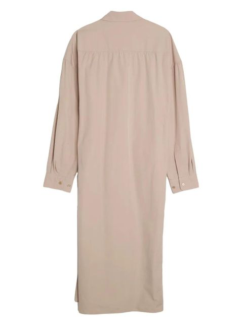 LEMAIRE classic-collar wrap midi dress - Neutrals - zdjęcie produktu nr 2