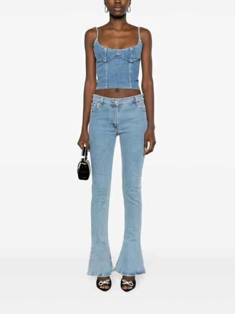 Magda Butrym corset denim tank top - Blue - zdjęcie produktu nr 2