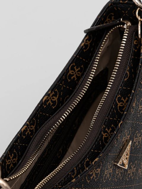 Guess torebka NOELLE kolor brązowy HWQG96 72180