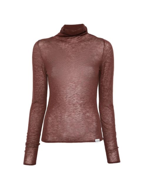 MC2 Saint Barth turtleneck top - Brown - zdjęcie produktu nr 1
