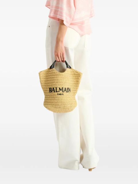 Balmain mini crochet tote bag - Neutrals - zdjęcie produktu nr 2