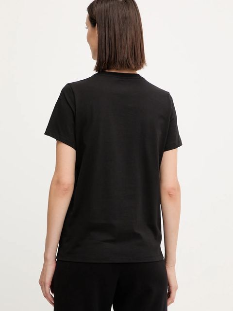 Dkny t-shirt bawełniany damski kolor czarny DP5T1500