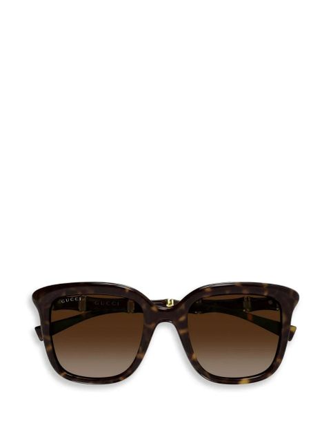 Gucci Eyewear square-frame sunglasses - Brown - zdjęcie produktu nr 1