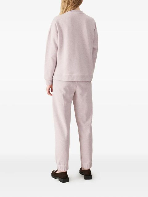 GANNI elastic-cuff cotton trousers - Pink - zdjęcie produktu nr 2