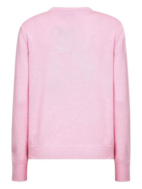 MC2 Saint Barth ski-motif crew-neck sweater - Pink - zdjęcie produktu nr 2