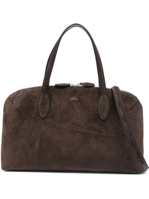 TOTEME medium Day suede tote bag - Brown - zdjęcie produktu nr 1