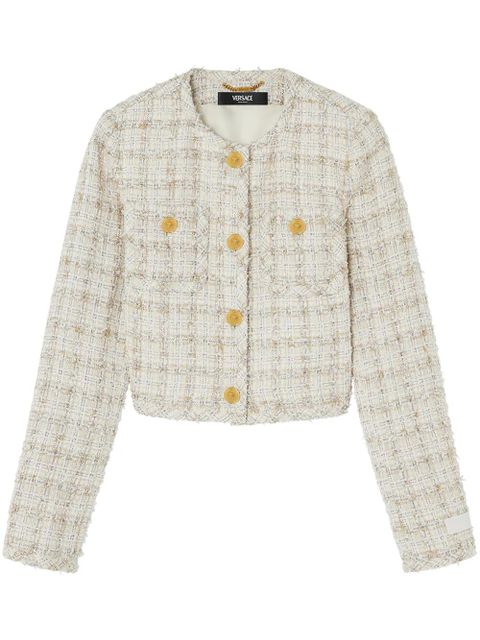 Versace tweed jacket - Neutrals - zdjęcie produktu nr 1