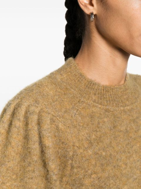 MARANT ÉTOILE Onnie brushed-effect jumper - Yellow