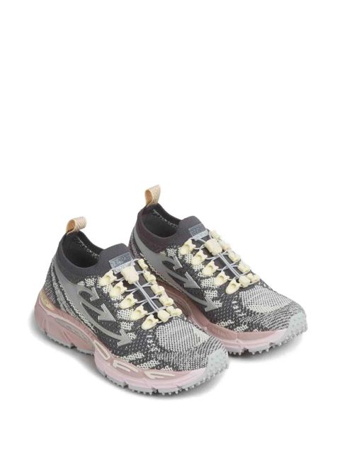 Off-White W-Be Right Back Knit-001 lace-up sneakers - Grey - zdjęcie produktu nr 2