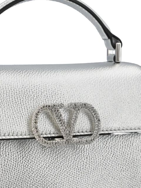 Valentino Garavani logo-detail tote bag - Silver