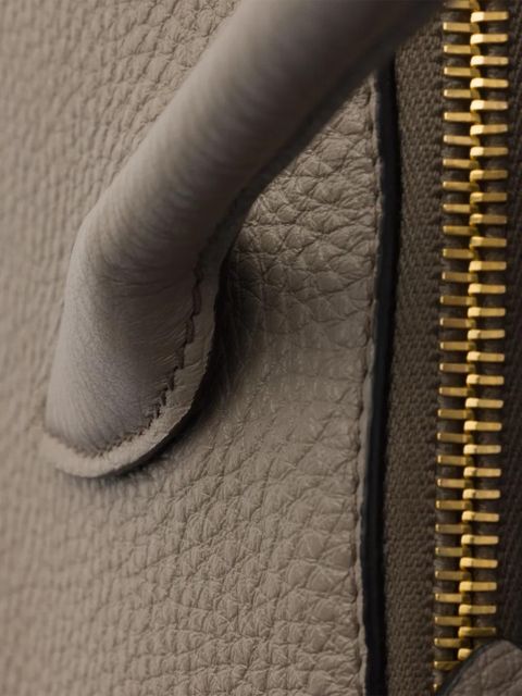 Prada large leather tote bag - Grey
