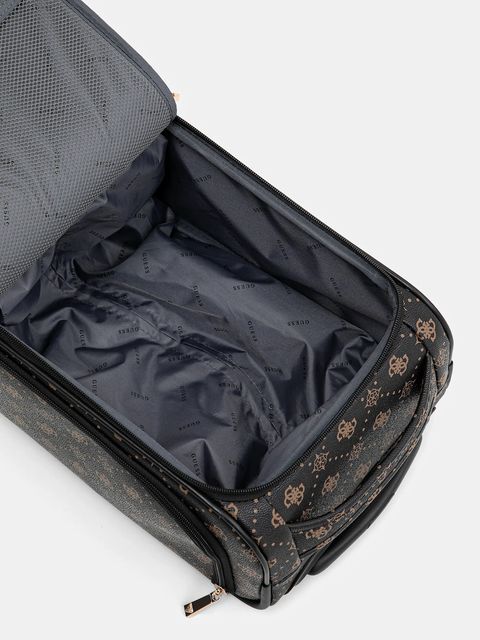 Guess walizka SILIA SMALL kolor brązowy TWGP98 90971